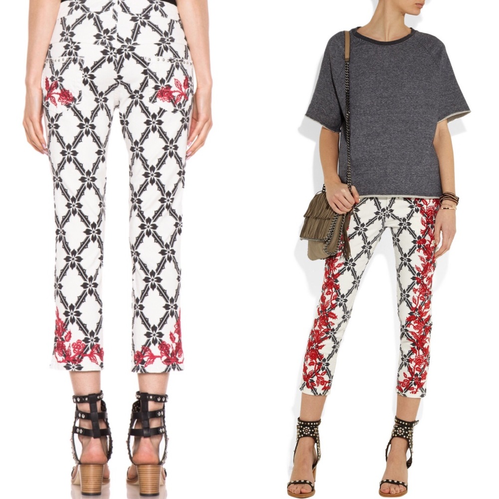 Isabel Marant Godart Embroidered Jeans - Picture 7 of 8